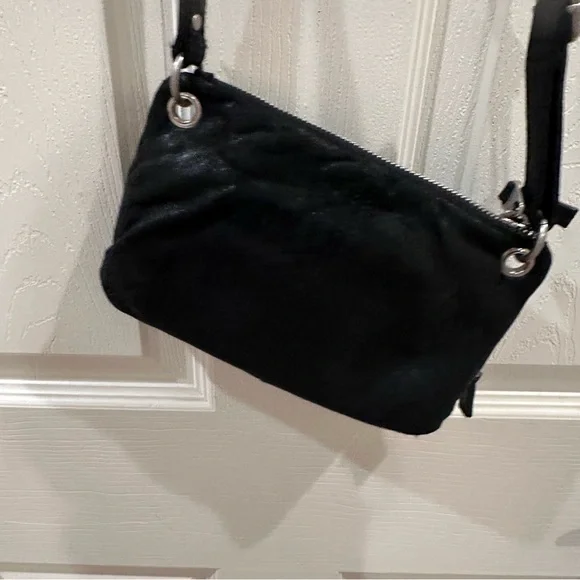 Black Leather Crossbody Bag Fossil - Picture 3 of 6